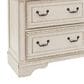 Ashley Realyn Dresser in Chipped White and Brown, , large