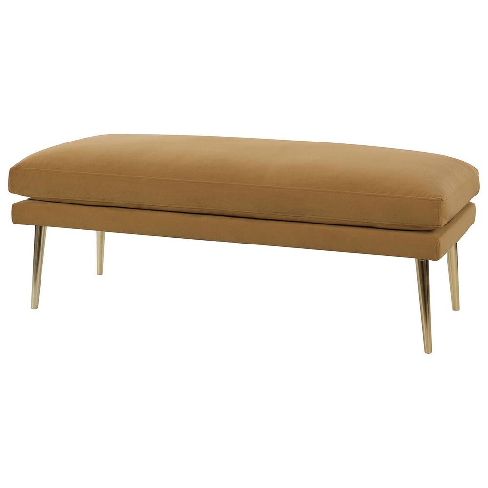 Jennifer Taylor Home Sandy Wilson Home Oliver Mid-Century Entryway Bench in Gold, , large