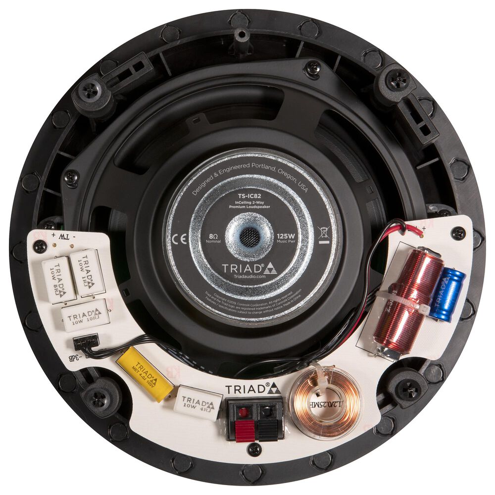 Triad In-Ceiling 8&quot; Series 2 Open Back Speaker in Black, , large