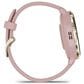 Garmin Venu 3S 41mm Soft Gold Stainless Steel Bezel Case with Dust Rose Silicone Band, , large