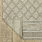 Oriental Weavers Tortuga TR10A 1"10" x 7"6" Beige and Black Runner, , large