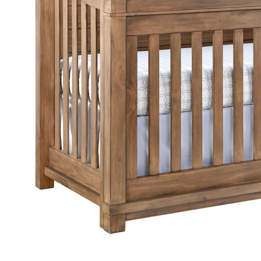 Baby Appleseed Rowan Flat Top 4-In-1 Convertible Crib in Sandwash, , large