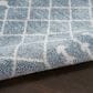 Nourison Astra Machine Washable 7"10" x 10" Blue Area Rug, , large