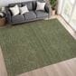 Dalyn Rug Company Soft Essentials Solid Olive 9" x 12" Area Rug, , large