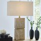 Ashley Laddner Poly Table Lamp in Gold, , large