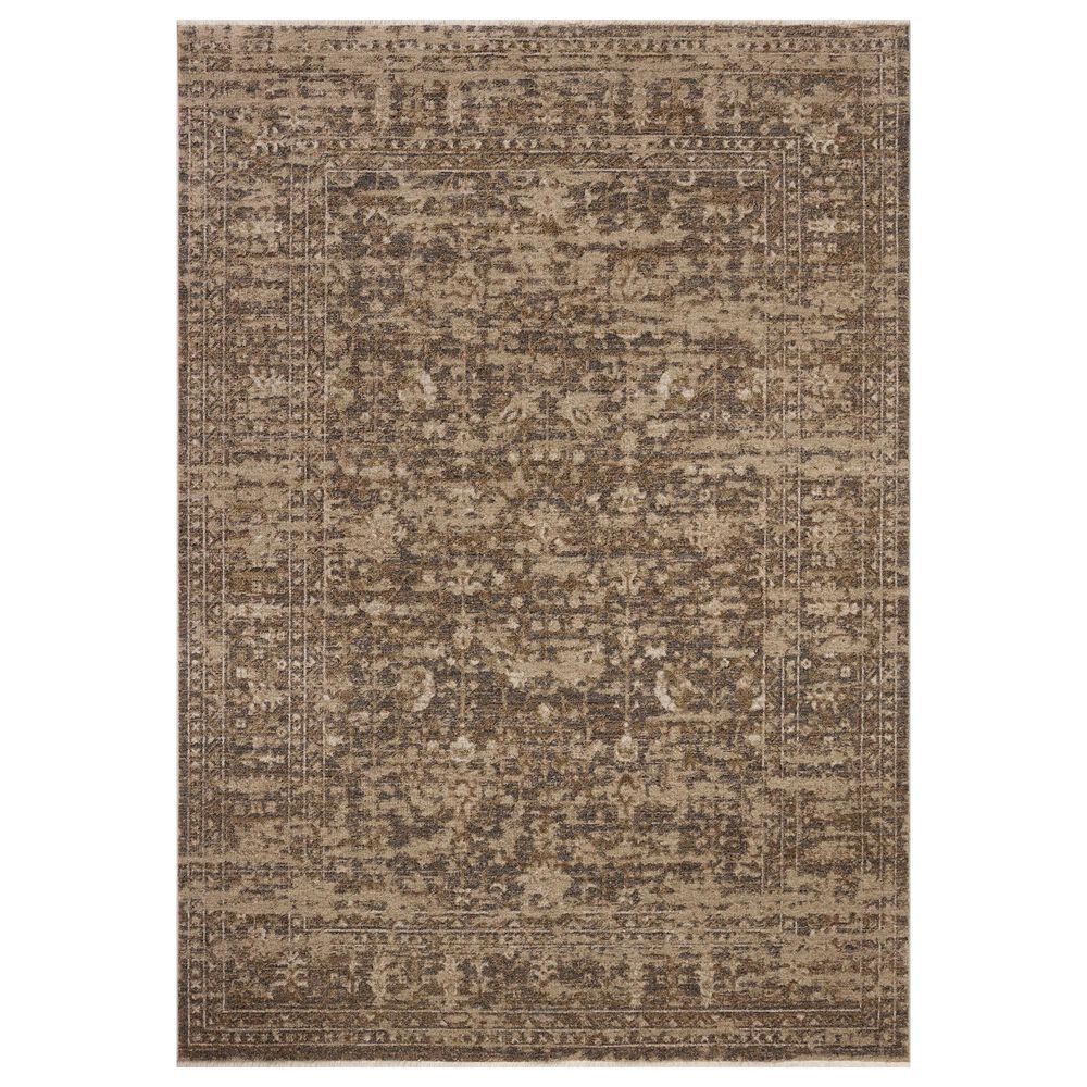 Loloi Haywood Granite and Natural 3"6" x 5"7" Area Rug, , large