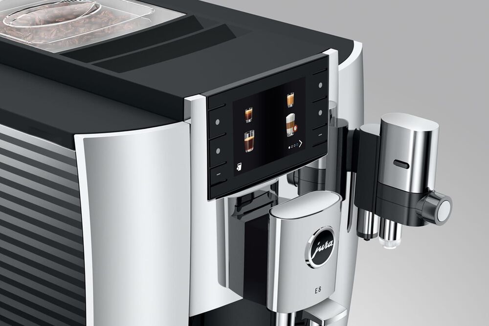Jura E8 64 Oz Automatic Coffee Maker in Chrome, , large