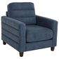 LumiSource Willow Accent Chair in Blue, , large