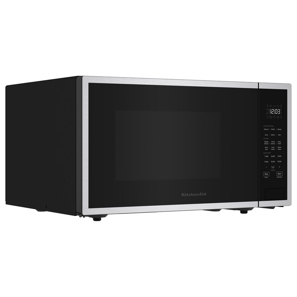 KitchenAid 2.2 Cu. Ft. Countertop Microwave Oven in PrintShield Stainless Steel, , large