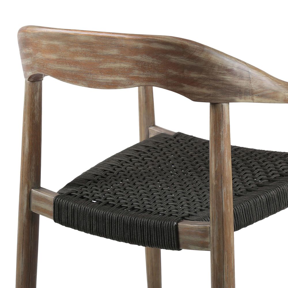 Blue River Santo Patio Dining Chair in Charcoal/Eucalyptus &#40;Set of 2&#41;, , large