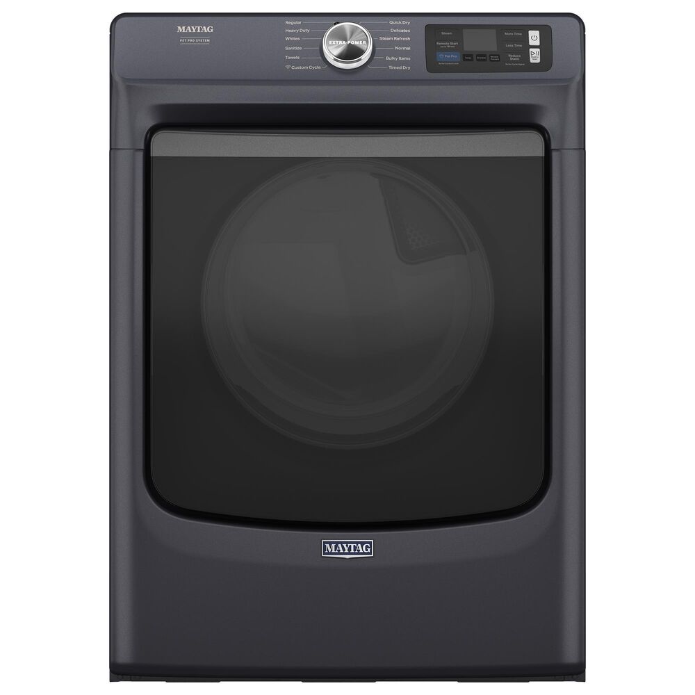 Maytag Maytag 5 Cu. Ft. Capacity Front Load Washer and Maytag 7.3 Cu. Ft. Capacity Front Load Electric Dryer in Midnight Steel, , large