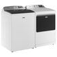 Maytag 5.3 Cu. Ft. Smart Pet Pro Top Load Impeller Washer and 7.4 Cu. Ft. Electric Smart Top Load Dryer Laundry Pair in White, , large