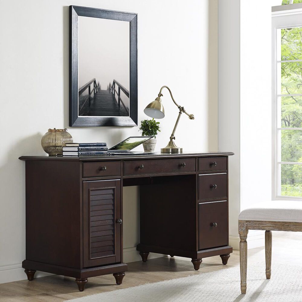 Crosley Furniture Palmetto Computer Desk In Espresso Finish Nebraska Furniture Mart