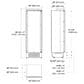 Fulgor Milano 12.67 Cu. Ft. Built-In Freezer Column with Left Hinge in Panel Ready, , large