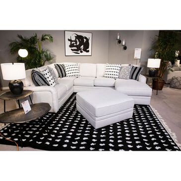 Signature Design by Ashley Huntsworth 4-Piece Stationary Right Facing Sectional in Dove Gray, , large