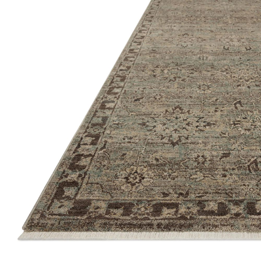 Loloi Briar Mist and Granite 7'10" Round Area Rug, , large
