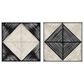 Uttermost Seeing Double Rope Wall Squares in Black and Off White (Set of 2), , large