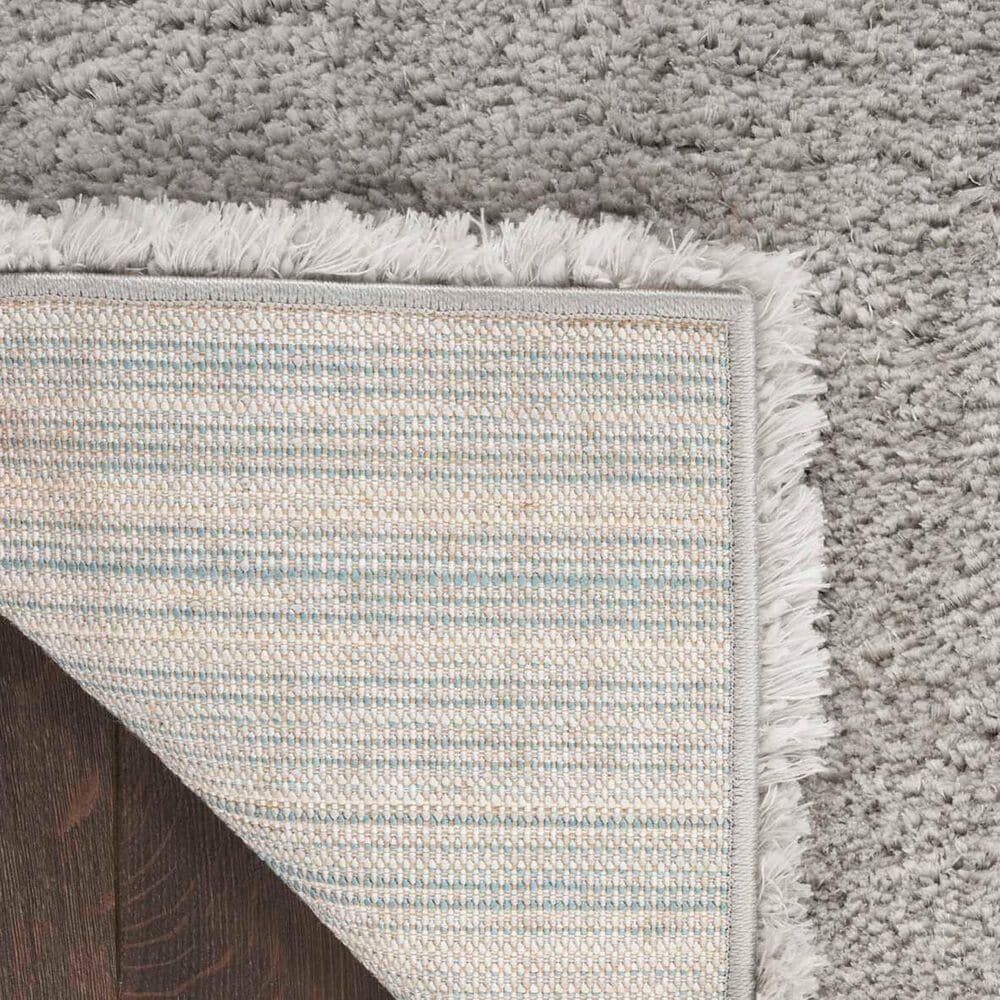 Nourison Dreamy Shag 4&#39; x 6&#39; Silver Area Rug, , large