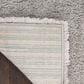Nourison Dreamy Shag 4" x 6" Silver Area Rug, , large