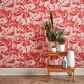 Tempaper Flamingo Cheeky Pink Peel and Stick Wallpaper, , large