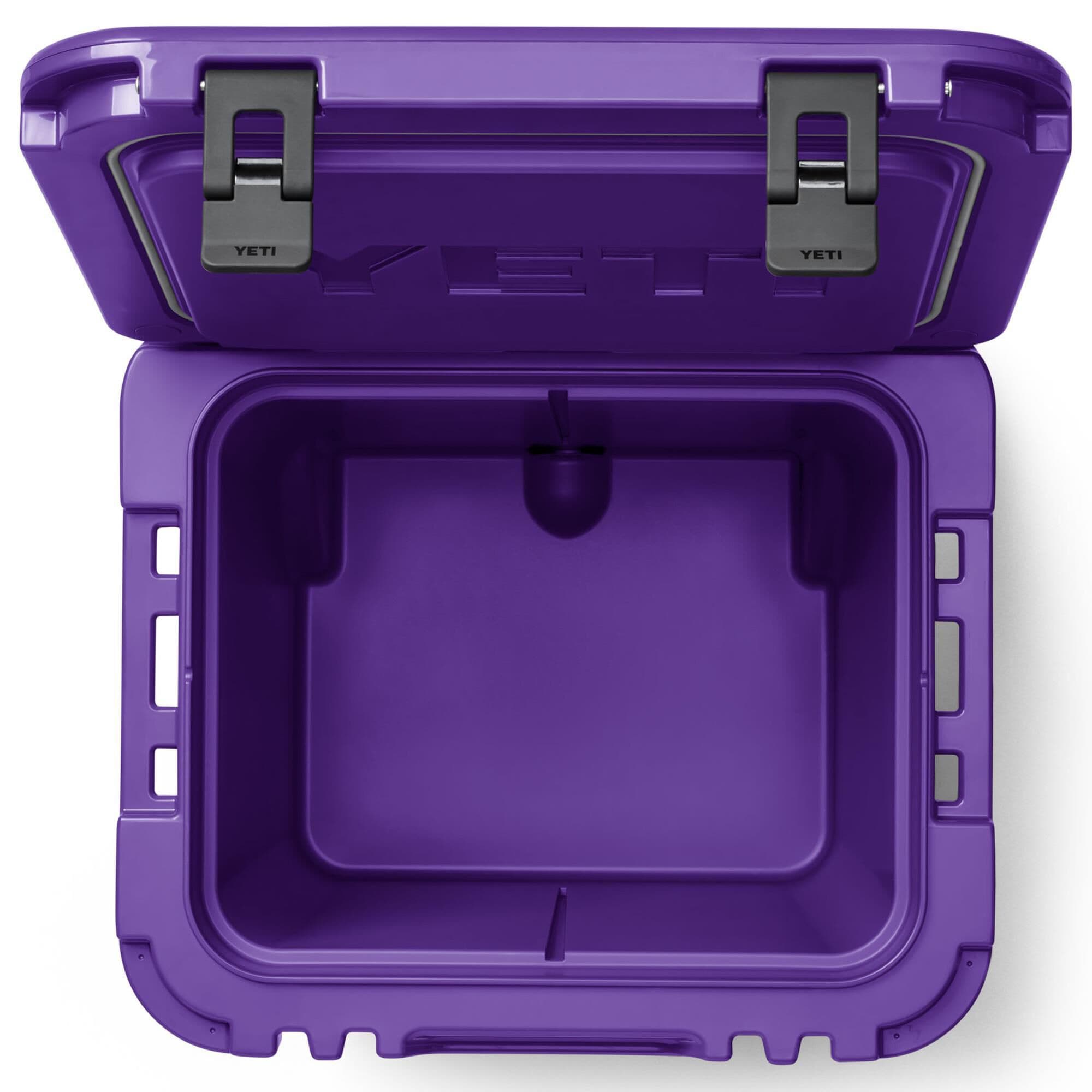 YETI Roadie 48 Wheeled Cooler in Pace Purple and Blue