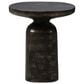 Four Hands Odessa End Table in Distressed Bronze, , large