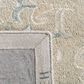 Safavieh Micro-Loop MLP505F 3" Square Light Grey and Ivory Area Rug, , large