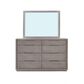 Urban Home Oxford Dresser and Mirror in Gray Mineral, , large