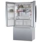 Bosch 2-Piece Kitchen Package with 20.8 Cu. Ft. 3-Door French Door Refrigerator and Bar Handle Dishwasher in Stainless Steel, , large