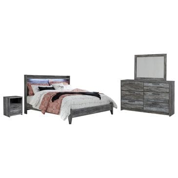 Ashley Baystorm 4 Piece King Bedroom Set in Gray, , large