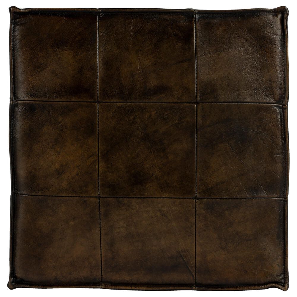 Butler Leon Ottoman in Dark Brown, , large