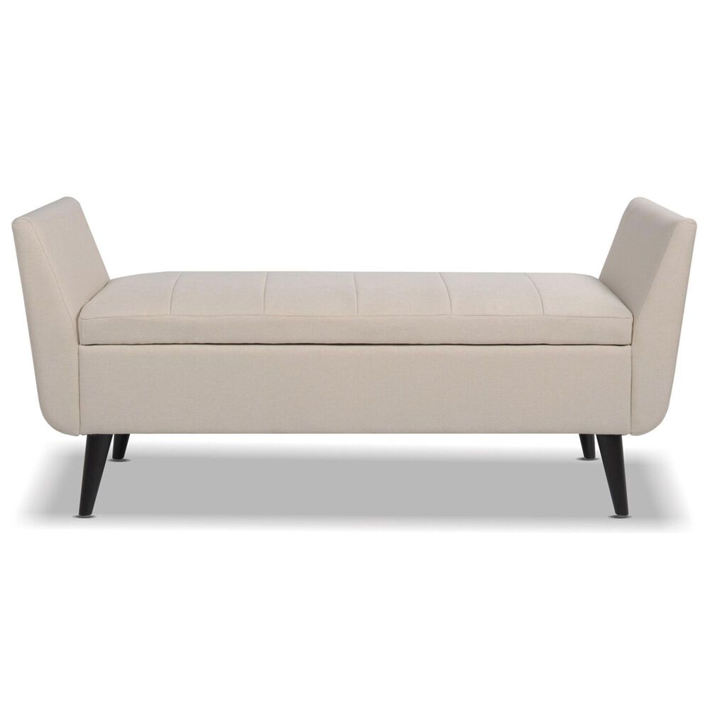 Jennifer Taylor Home Duff MidCentury Modern Entryway Storage Bench in