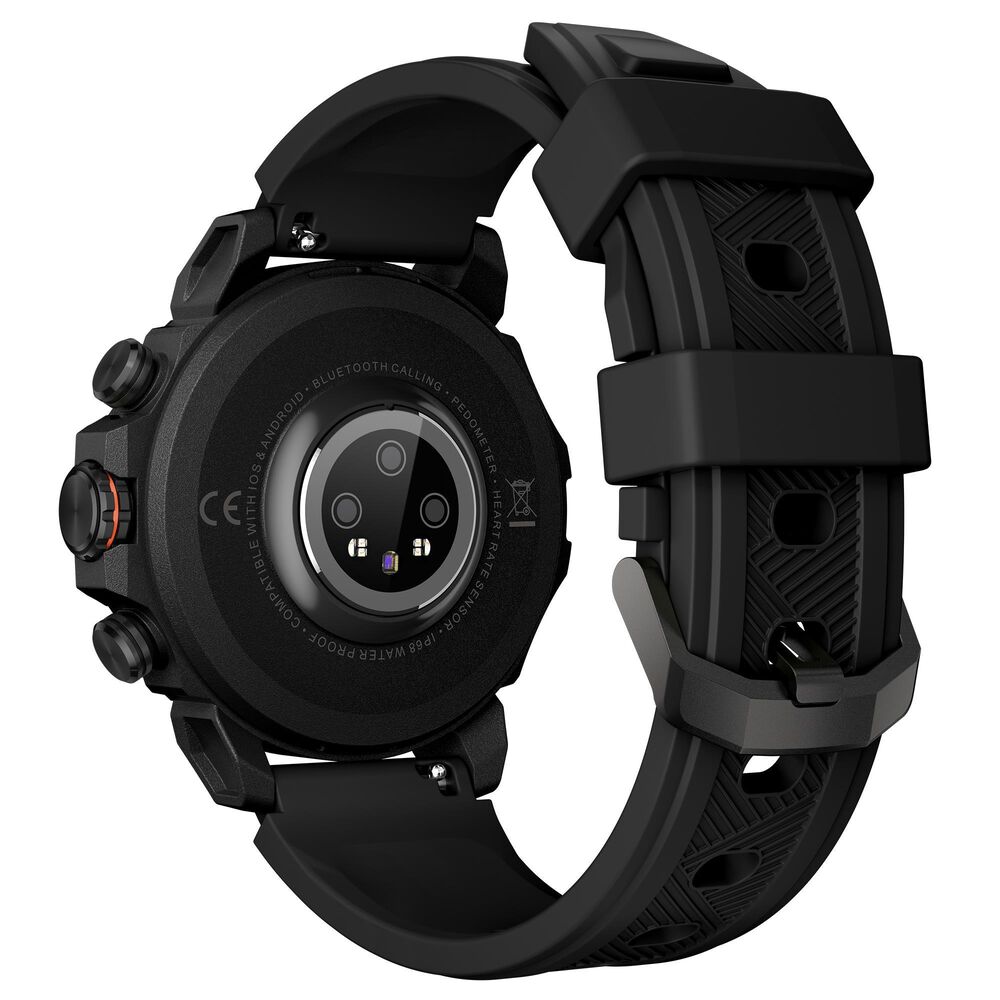 AuraFit Trek 1 GPS Sport Smartwatch in Black, , large