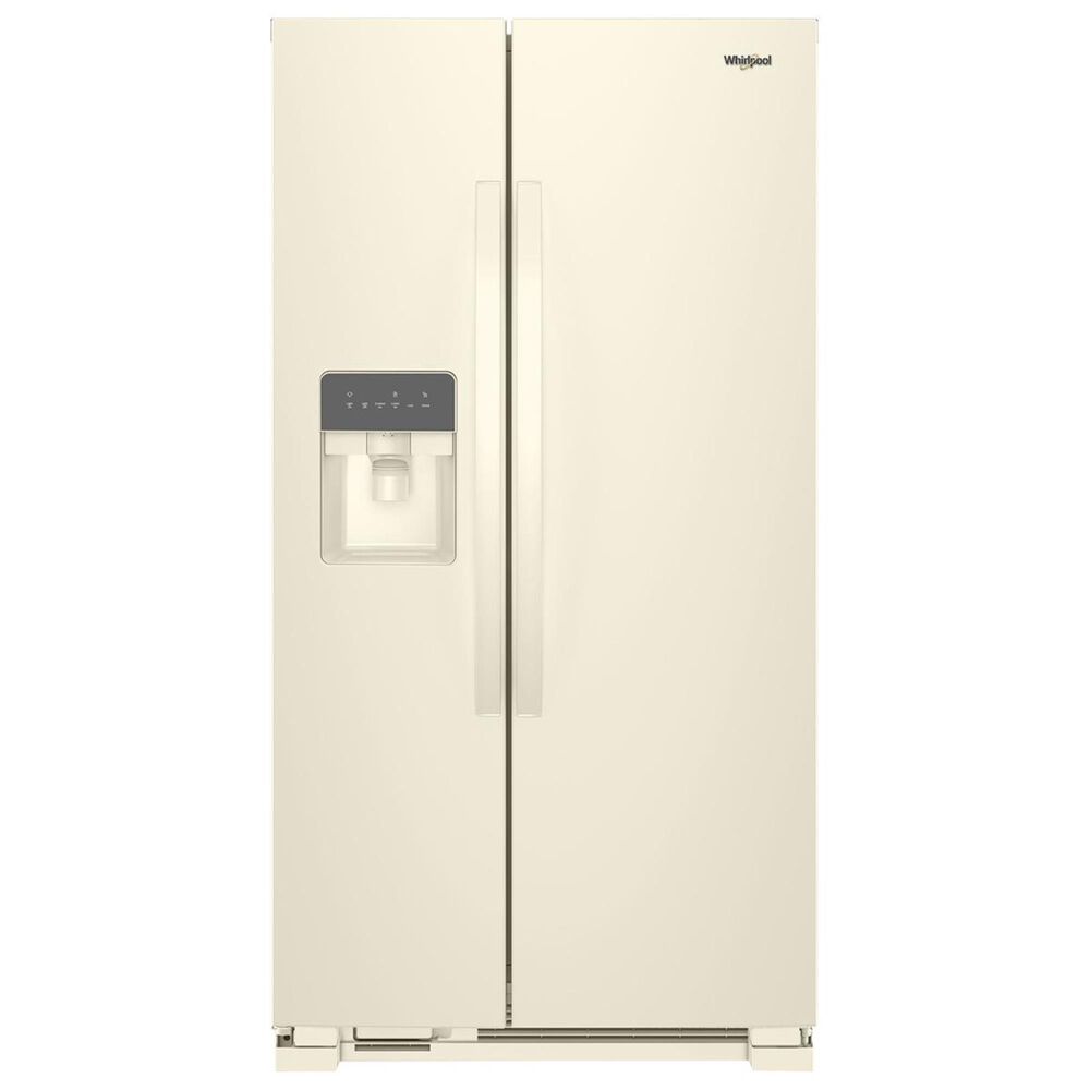 Whirlpool 21 Cu. Ft. Side-by-Side Refrigerator in Biscuit, , large