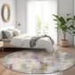 Dalyn Rug Company Kochi KC1 Plum 8" Round Area Rug, , large