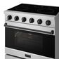 Thor Kitchen Gordon Ramsay 6 Cu. Ft. Professional Freestanding Electric Range with Black Handle Kit in Stainless Steel, , large