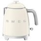 Smeg 3-Cup Stainless Steel Retro Style Mini Electric Kettle in Cream, , large