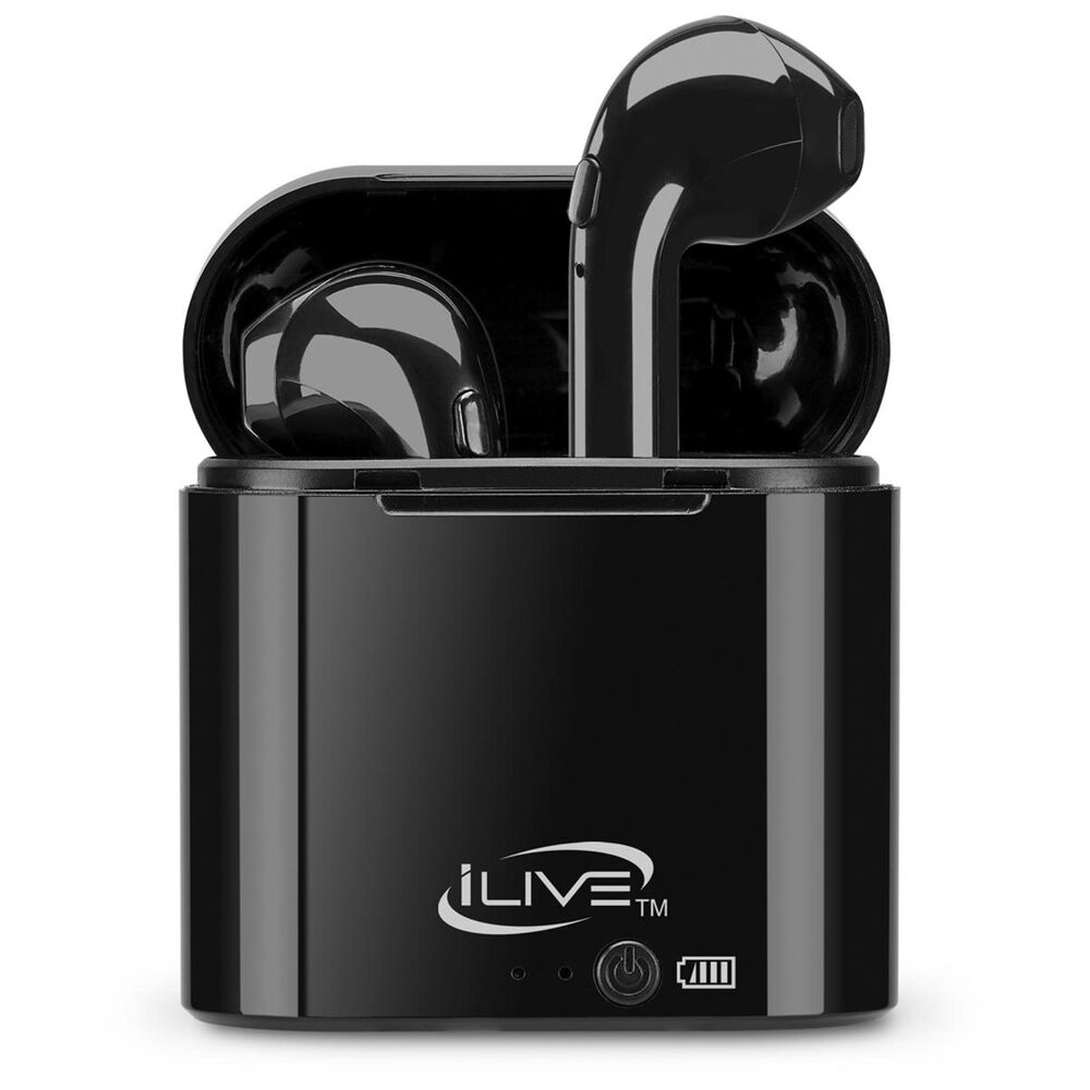iLive True Wireless Bluetooth Earbuds in Black, , large