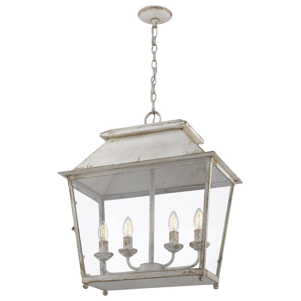 Golden Lighting Abingdon 4-Light Pendant in Antique Ivory, , large