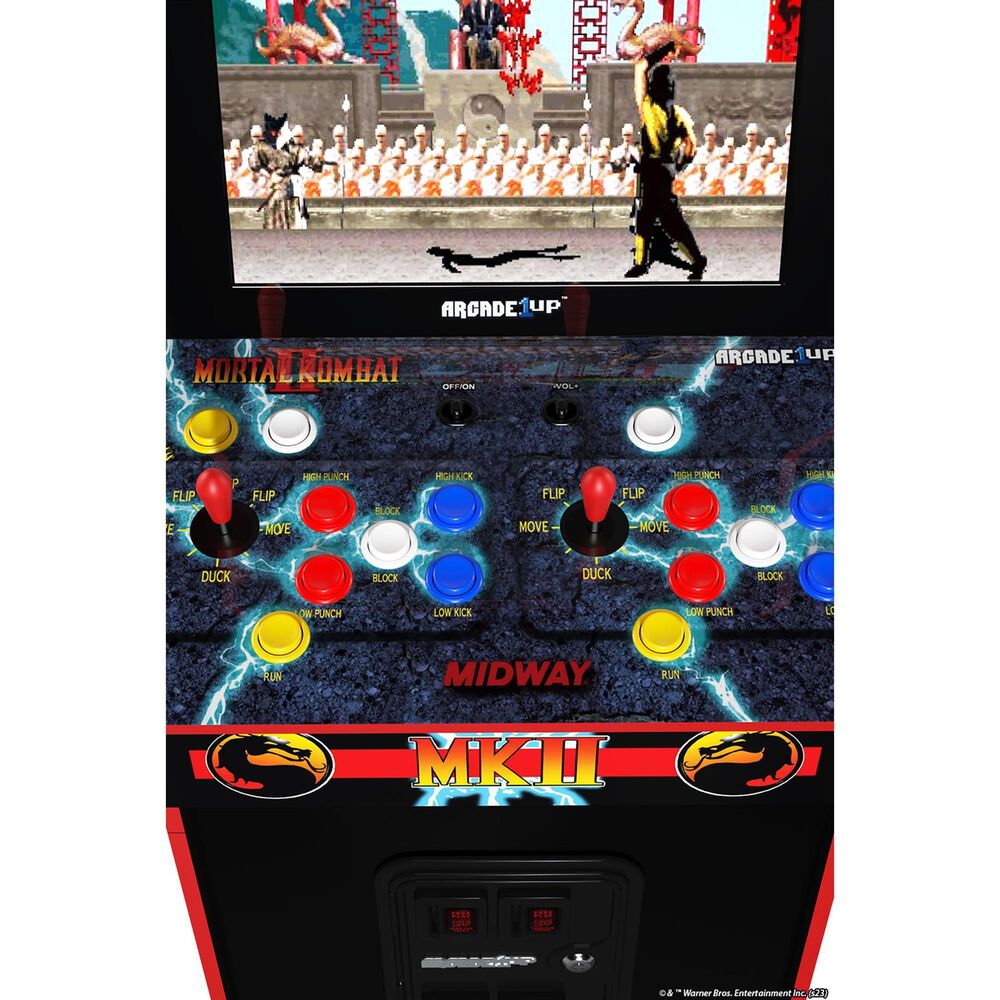 Arcade1Up Mortal Kombat II Deluxe Arcade Machine in Black, , large