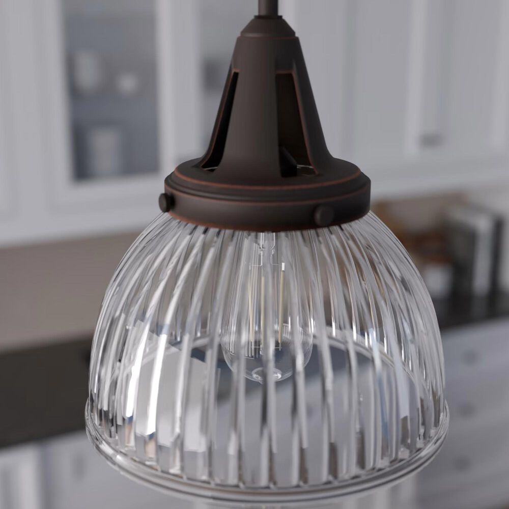 Hunter Cypress Grove 10&quot; 1-Light Pendant in Onyx Bengal, , large