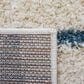 Safavieh Venus Shag VNS603L 5"3" x 7"6" Turquoise and Ivory Area Rug, , large