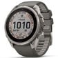 Garmin fenix 9 Pro inReach Solar Smartwatch 51mm Titanium with Pebble Gray and Silver Gray Silicone Band, , large