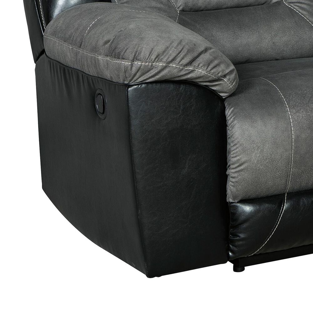 Signature Design by Ashley Earhart Manual Reclining Sofa in Slate, , large