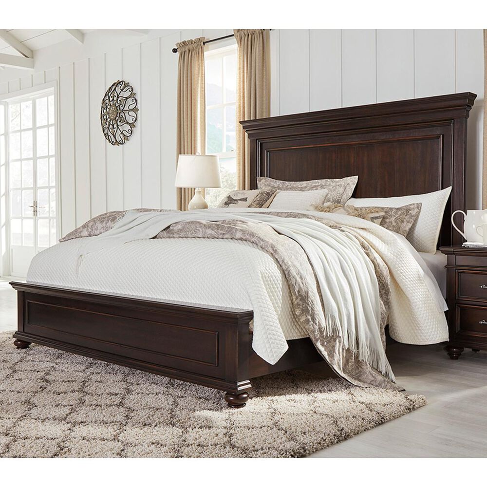 Signature Design by Ashley Brynhurst King Bed in Dark Brown, , large