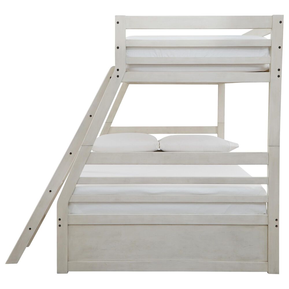 Ashley Robbinsdale 3-Piece T/F Bunk Bed Set in Antique White, , large