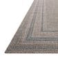 Amber Lewis x Loloi Topanga 5"3" x 7"6" Natural and Teal Indoor/Outdoor Area Rug, , large