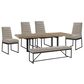 Hawthorne Furniture Eden 6-Piece Rectangular Dining Set in Dune, , large