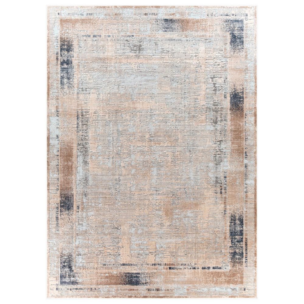 Surya Alpine 2" x 2"11" Taupe, Gray, Charcoal and Medium Brown Area Rug, , large