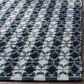 Safavieh Montauk Southwestern 2"3" x 8" Ivory, Blue and Black Runner, , large